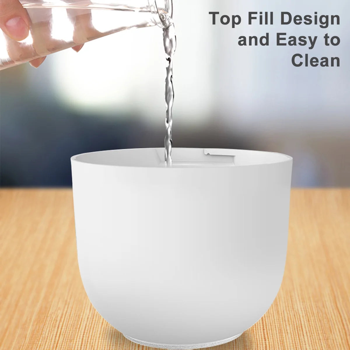 Vibrant Mini USB Humidifier - Perfect for Home, Office, and Car! Auto Shut-Off, Dual Mist Modes, Ultra Quiet (White)