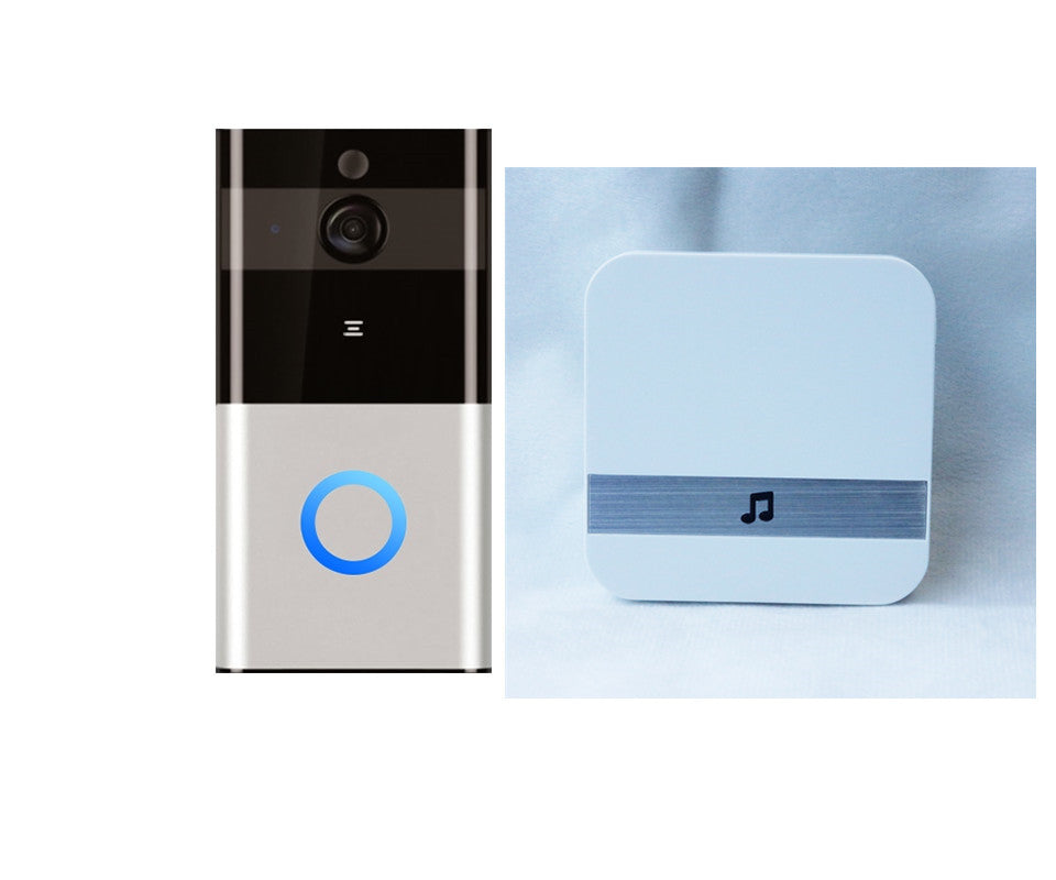 Marlboze 720P WiFi Smart Doorbell with PIR Motion Detection, Night Vision & SD Card Video Recording